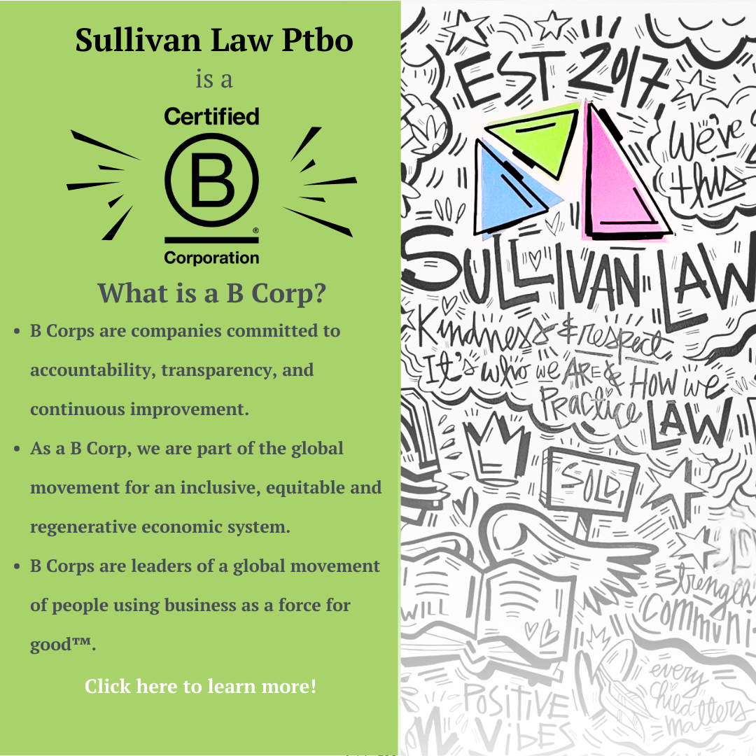 Sullivan Law B Corp Announcement